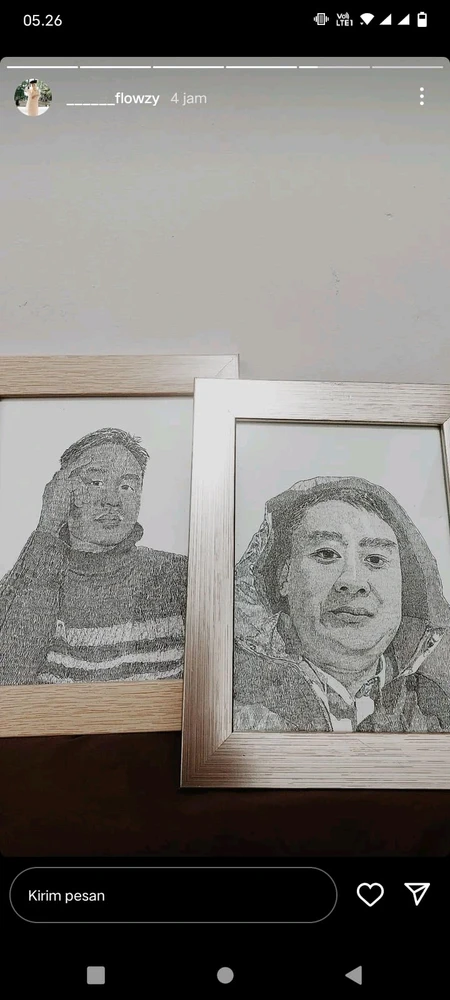 Drawing pen on paper