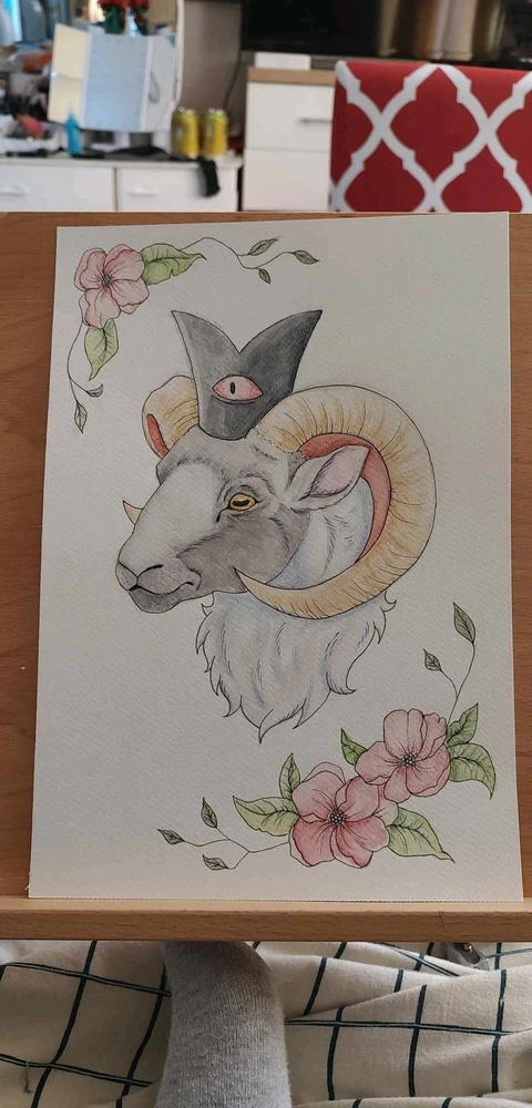 Cult of the lamb! (Here is a traditional piece I did a ...) | Art ...