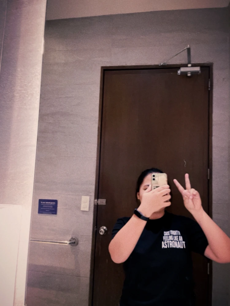 Wearing Simple Plan shirt