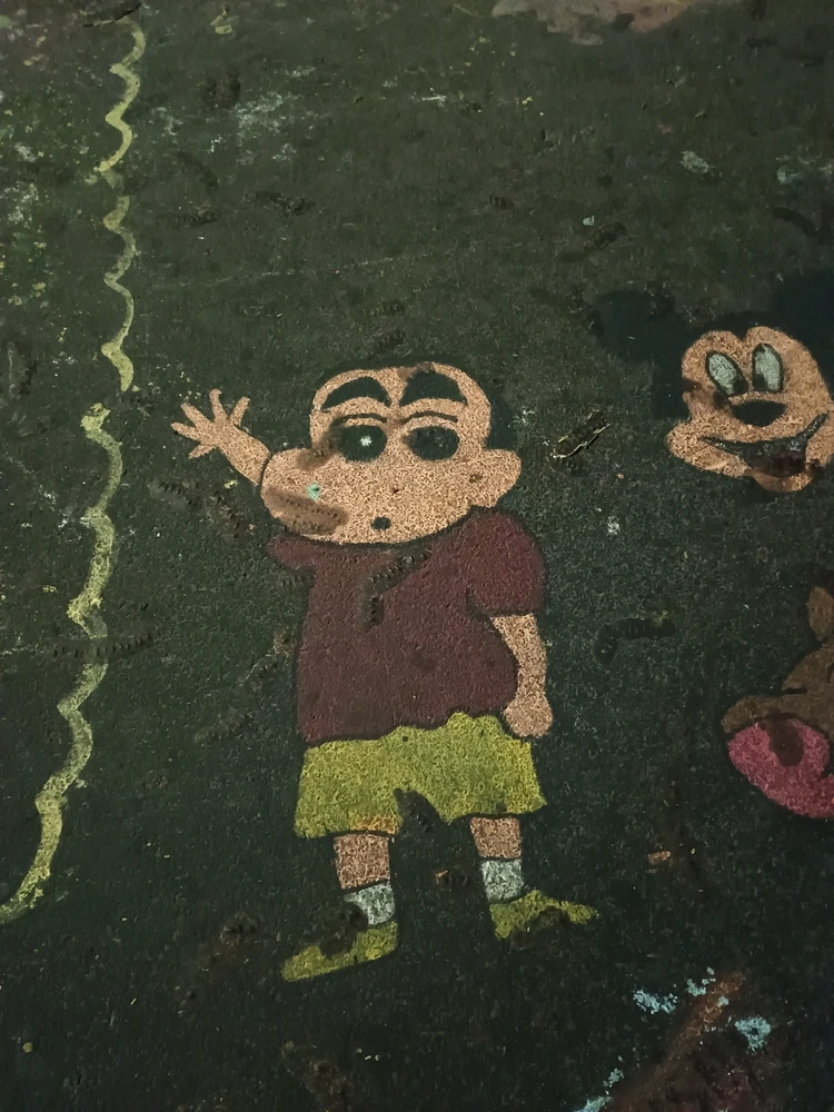 Shinchan Road painting 