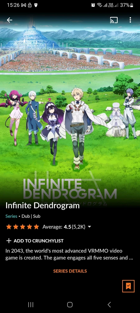Infinite Dendrogram