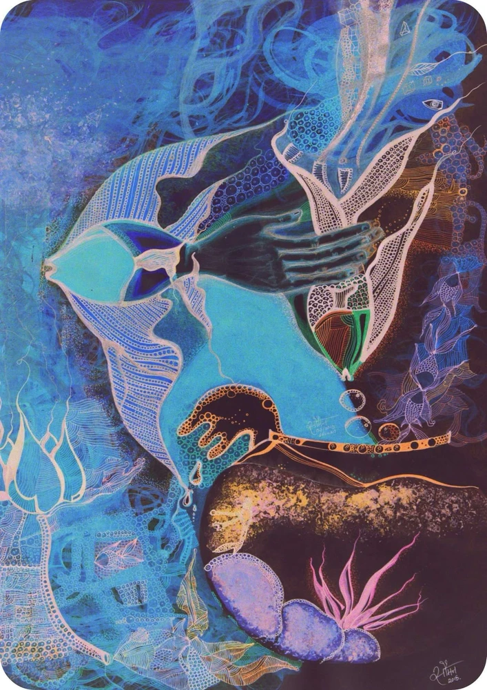 An original painting of mine, from almost a decade back. 