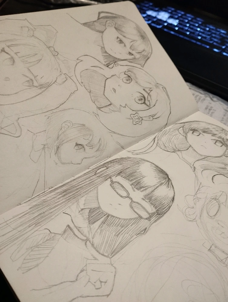 Pes ptits croquis fais deuspi en matant Crunchyroll!