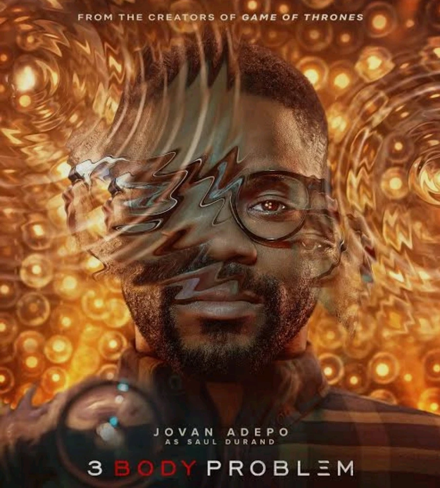 series poster for 3 body problem. 