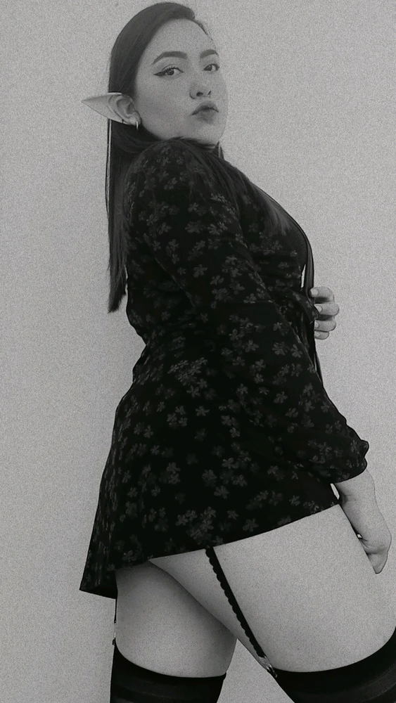 Mi versión de Elfa oscura malhumorada. 