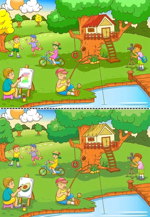 Trouver les sept erreurs