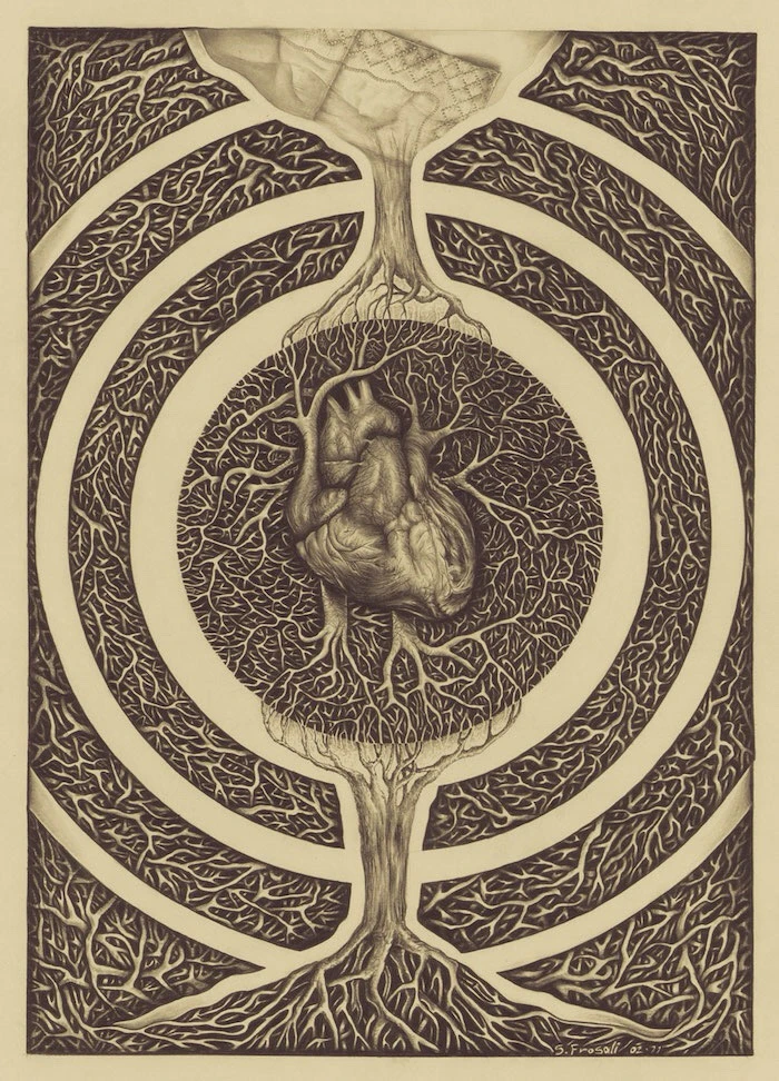 Graphite on paper. A3 in size. Drawn in the early 00’s in Hobart Australia 