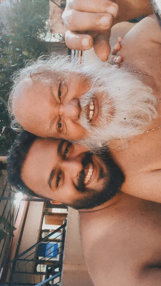 A simple evening with my father. Moments to treasure ❤️