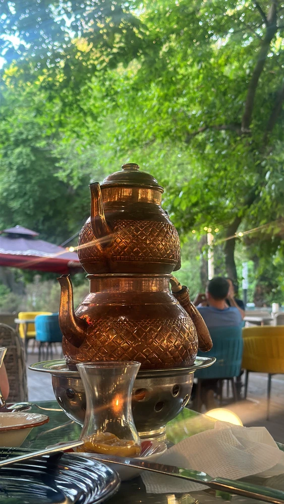 Turkish tea, yummy 😋