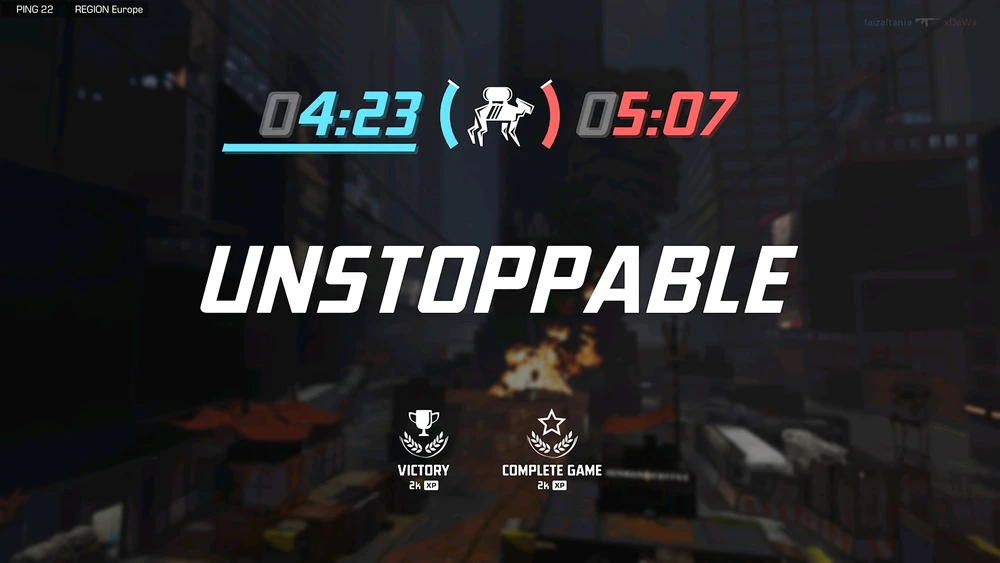 Scoreboard after a really tense game that lasted all of two seconds.