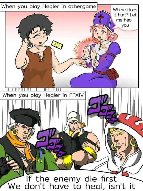 Healing in FF14 in a nutshell