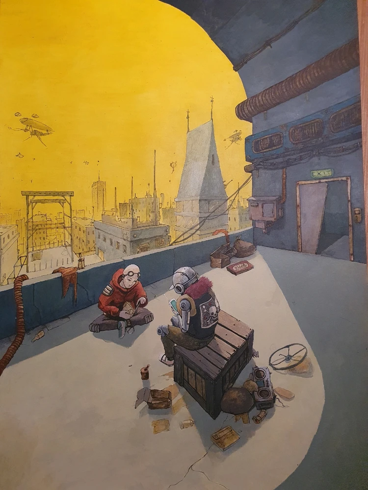 Peinture acrylique sur papier A3