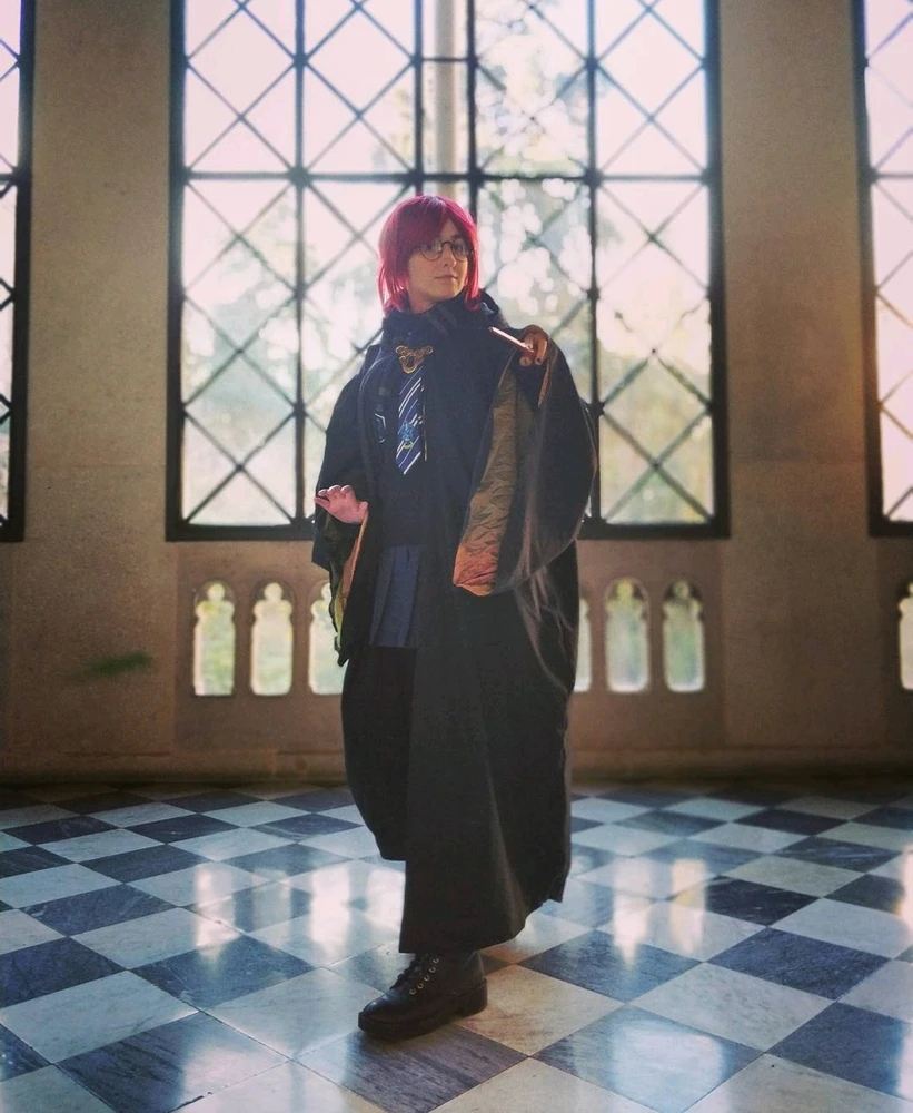 Personaje con pelo rojo de ravenclaw de harry potter