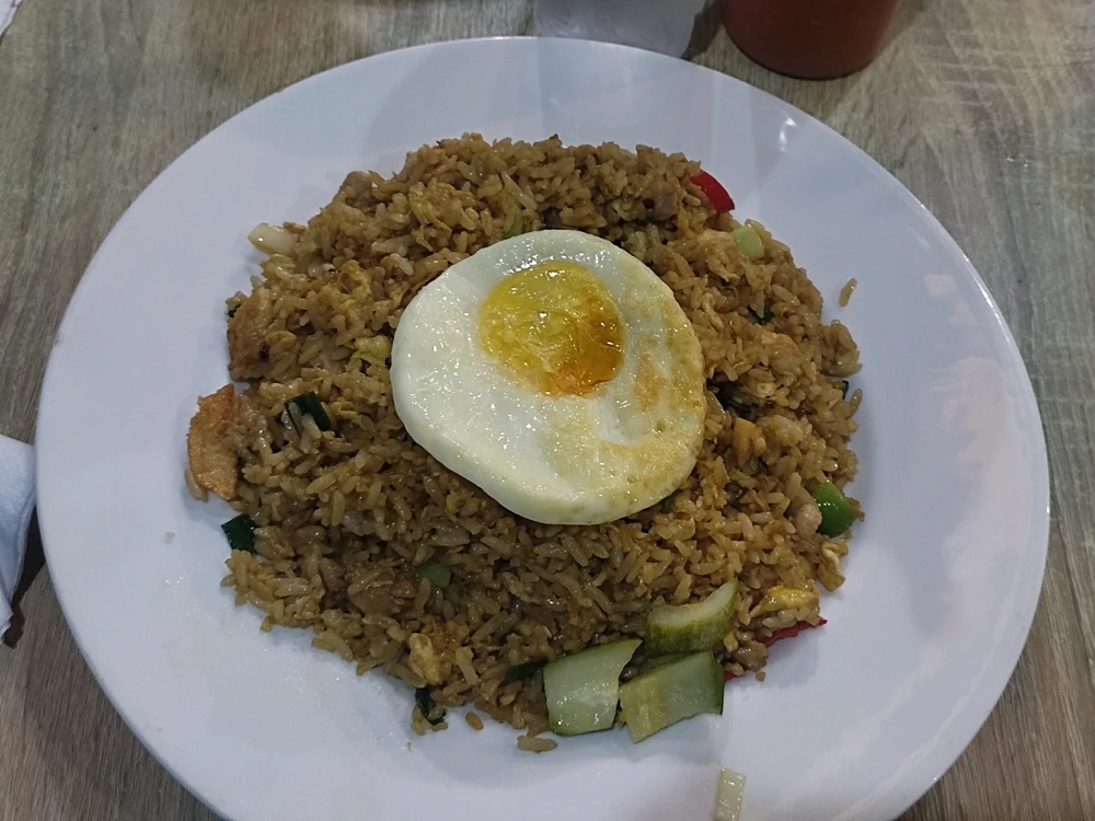 Appetizing Solaria's fried rice(*´˘`*)♡