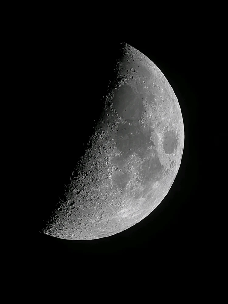 Lua em sua fase crescente