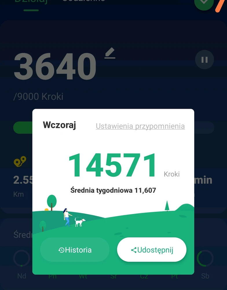 Kroki, jest weekend więc odpoczynek 😜