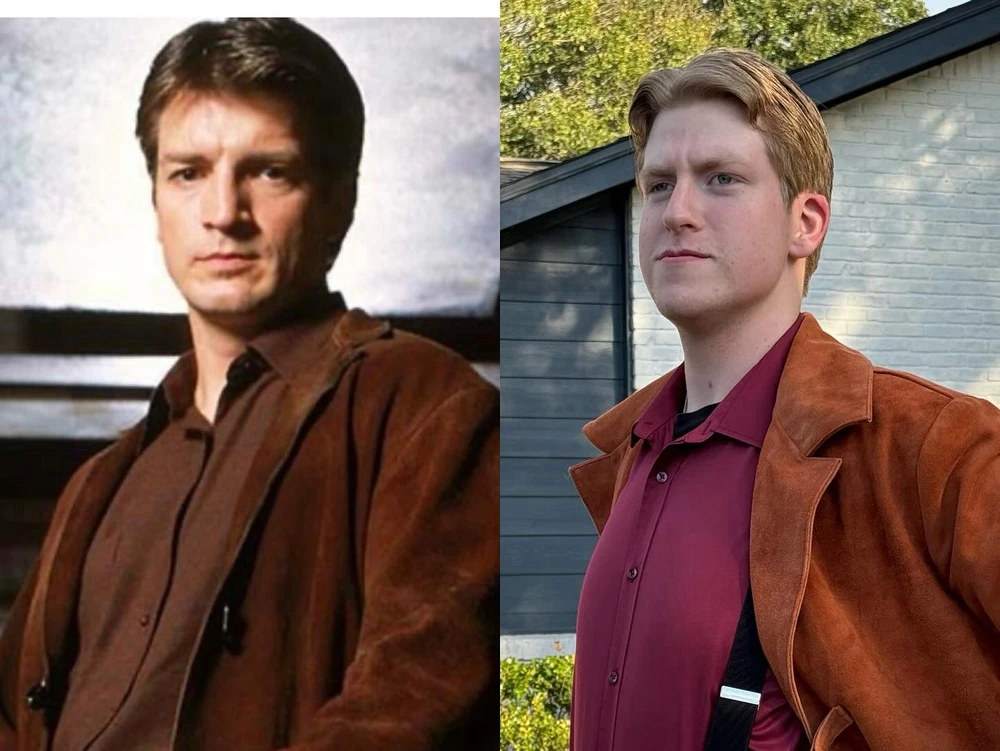 Malcolm Reynolds (left) my cosplay (right)