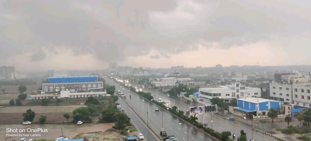 Rain at Jaipur 