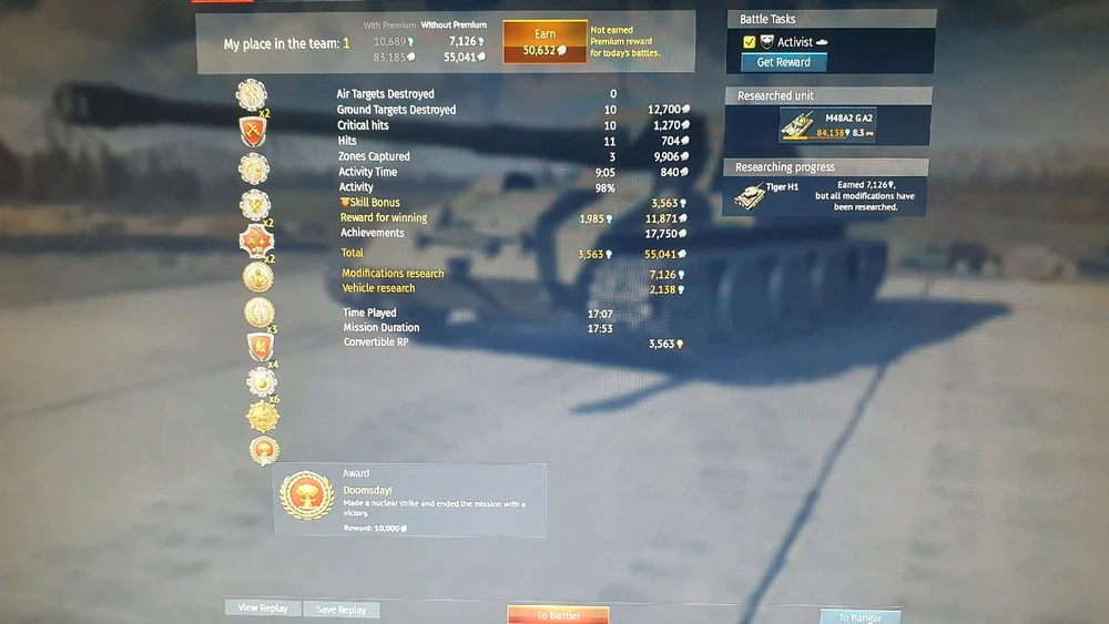 10 kills and got to use the nuke😁