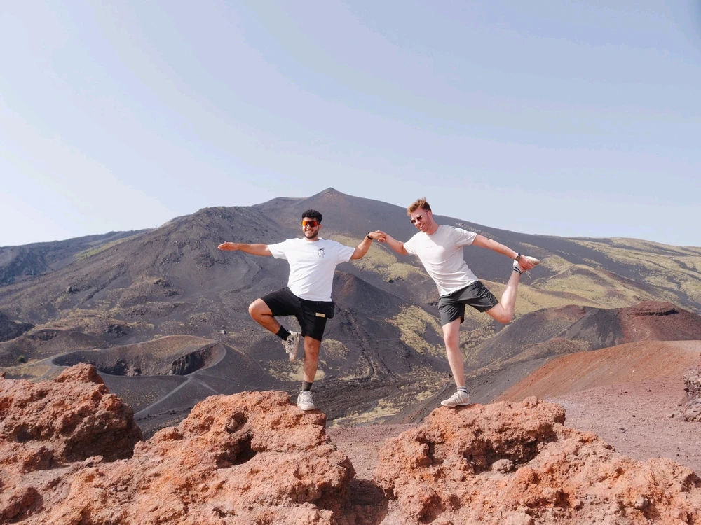 Climbed a volcano crater on the Etna, Sicily, Italy🇮🇹
