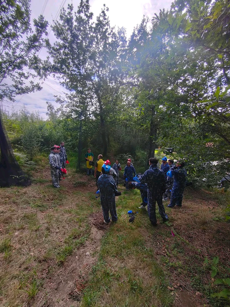 Paintball in Paintgaia. Friend birthday party.