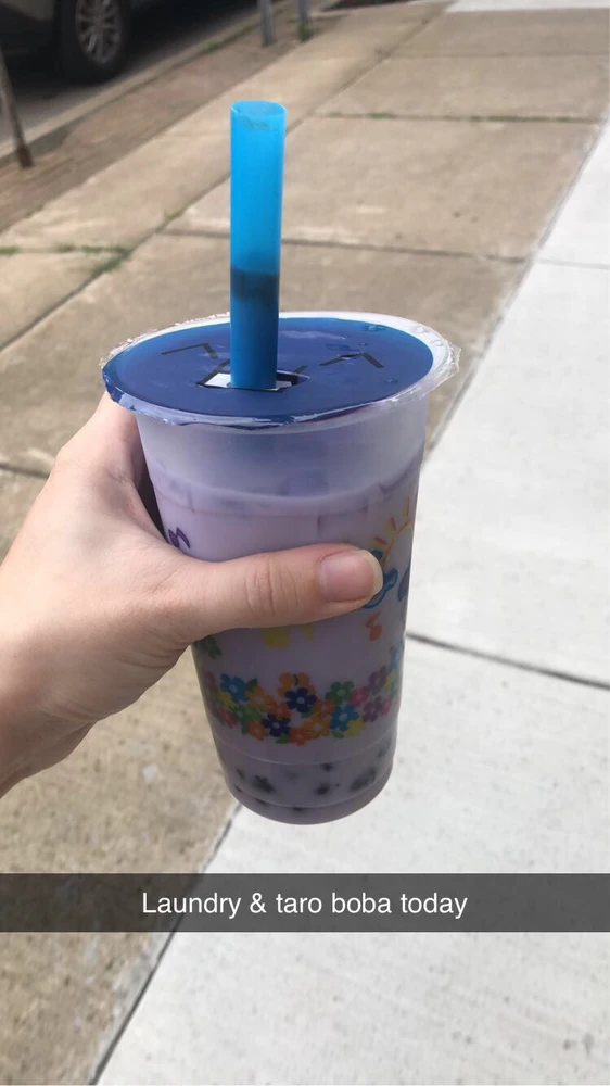 Taro boba while doing laundry helped a little 🙂