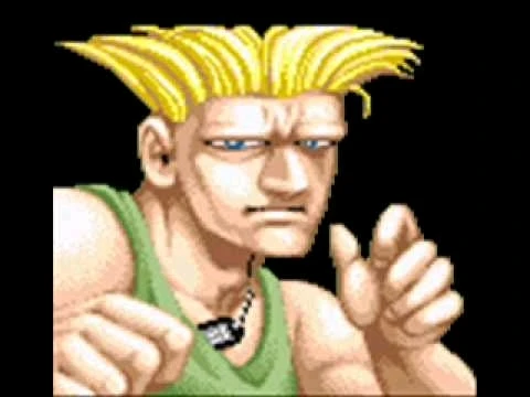 Guile, in his Street Fighter II appearance. SONIC BOOM.