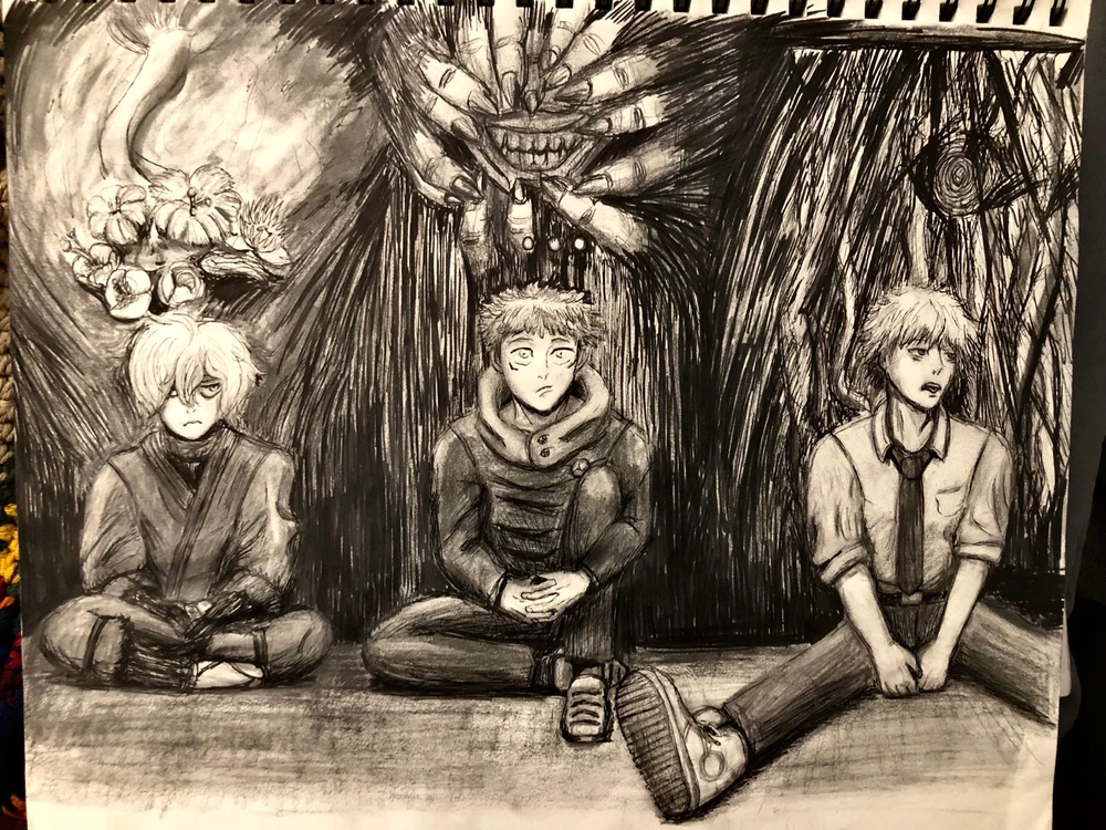 Gabimaru (Hell’s Paradise), Yuji Itadori (Jujutsu Kaisen), Denji (Chainsaw Man)