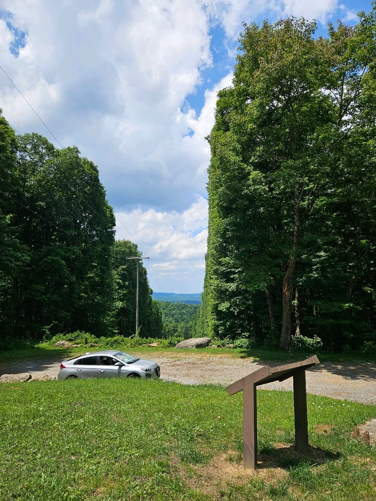 View from an abandoned battlefield atop Rich Mountain near Beverly,WV