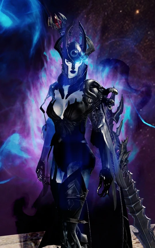 My necromancer waiting for servants of death.