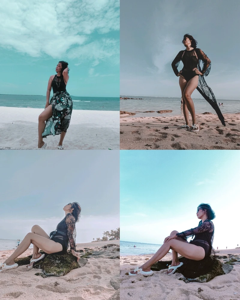 I-upload ni Asha ang larawan