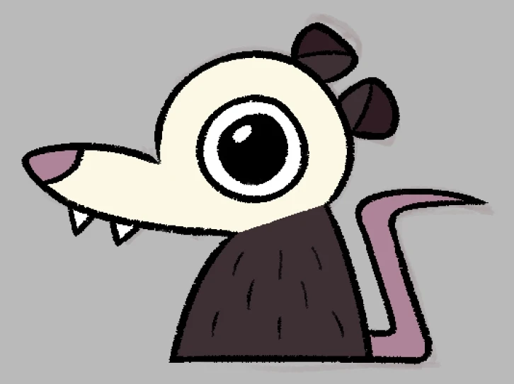Lil possum I drew because didnt know what to use as an proper image