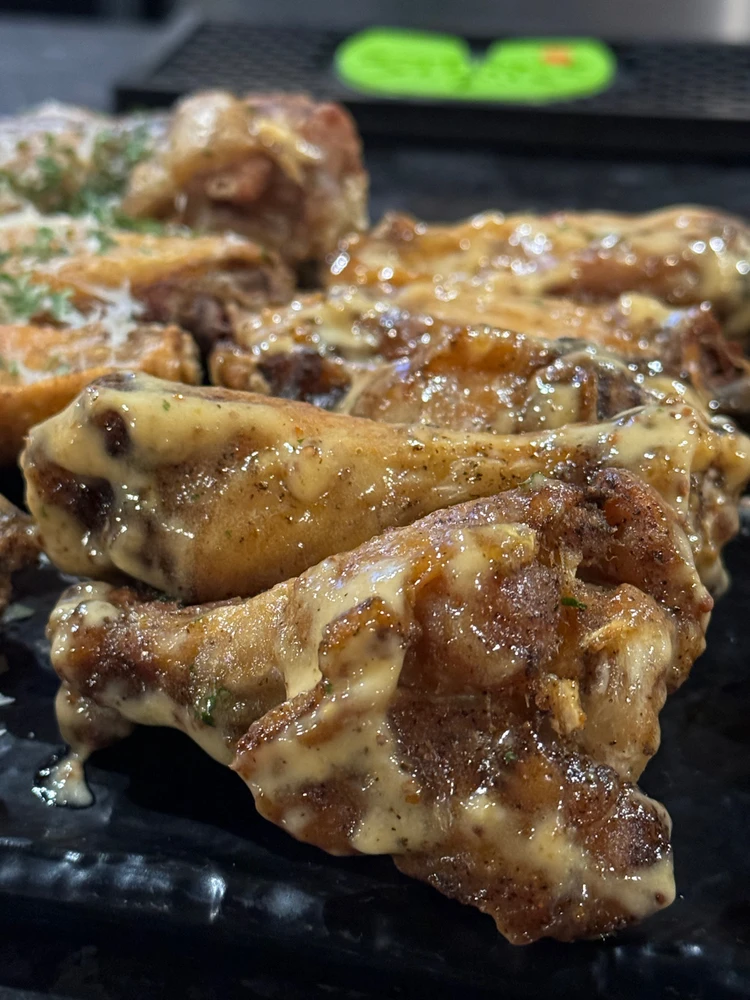  Garlic Parmesan chicken wings