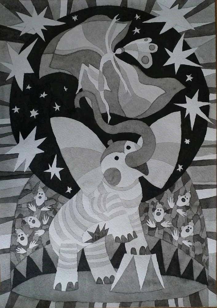 Elephant in the circus.