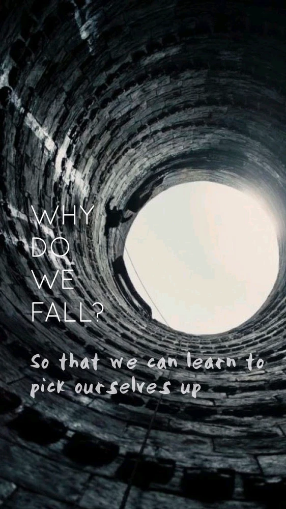 Everyone will fall, do you wanted to rise or stay? 