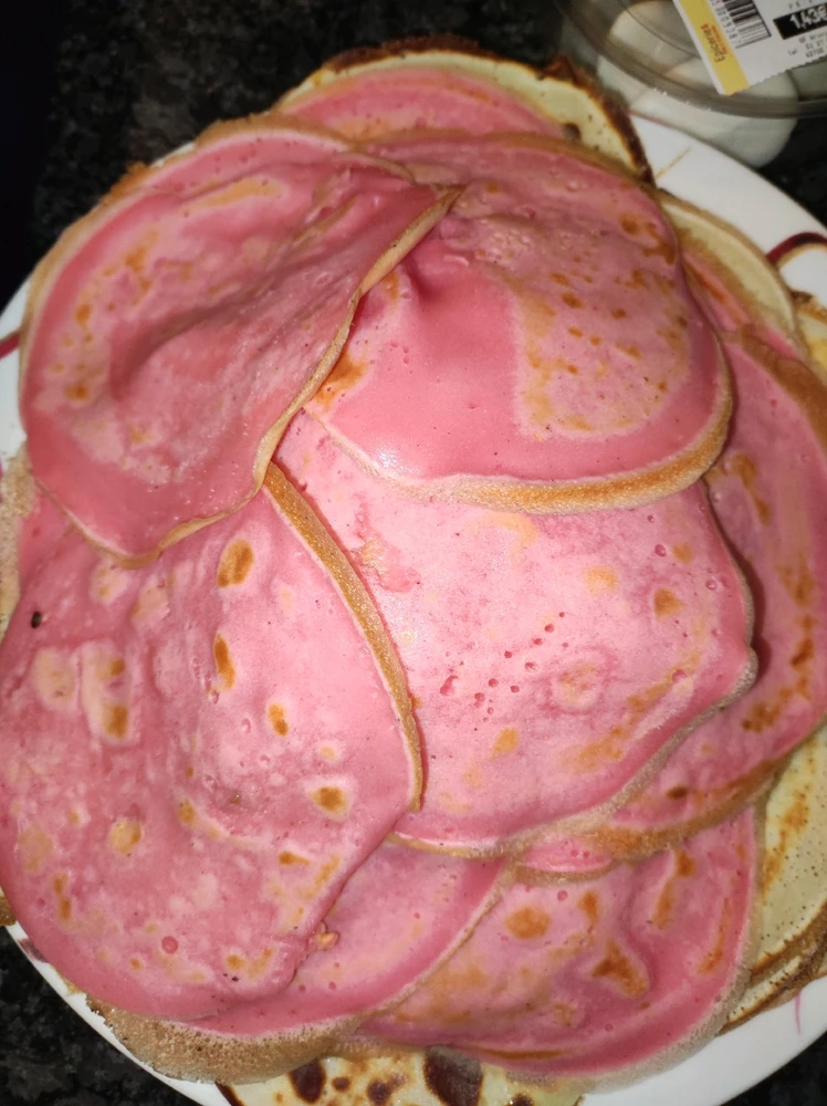 Pink crêpe façon ma fille 😀