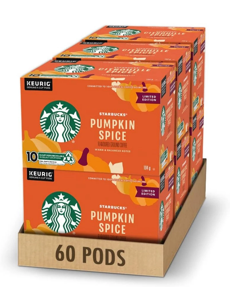 Keurig K-Cups Starbucks Pumpkin Spice Coffee
