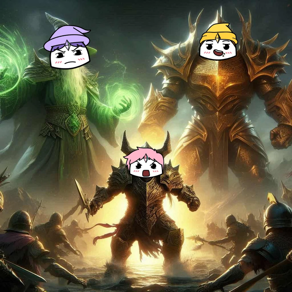 Me and my friends in RPGs