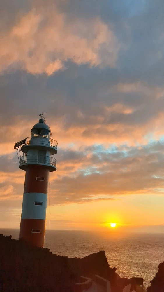 Sunset with lighthouse 