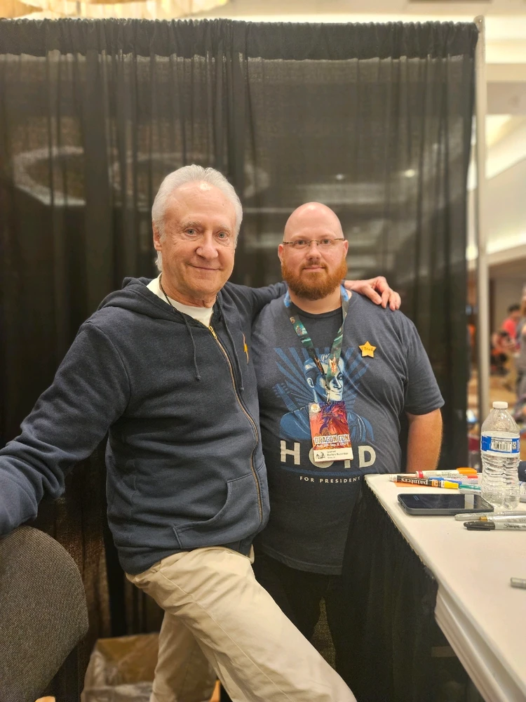 Me with Brent Spiner, aka Data from Star Trek: The Next Generation