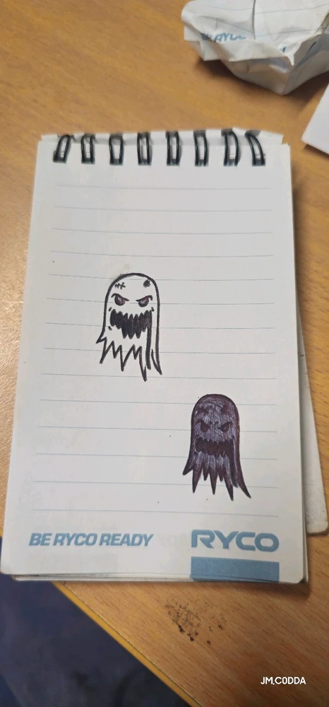 My ghost and its negative companion  by J.M
