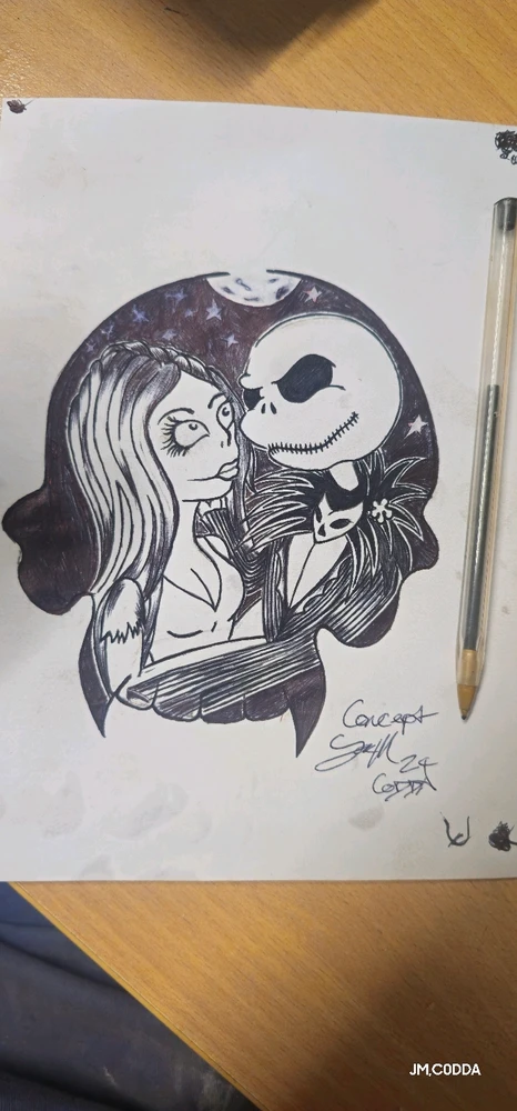 Jack and his Bride/life partner! At least it exists in make belief stories! Created by J.M