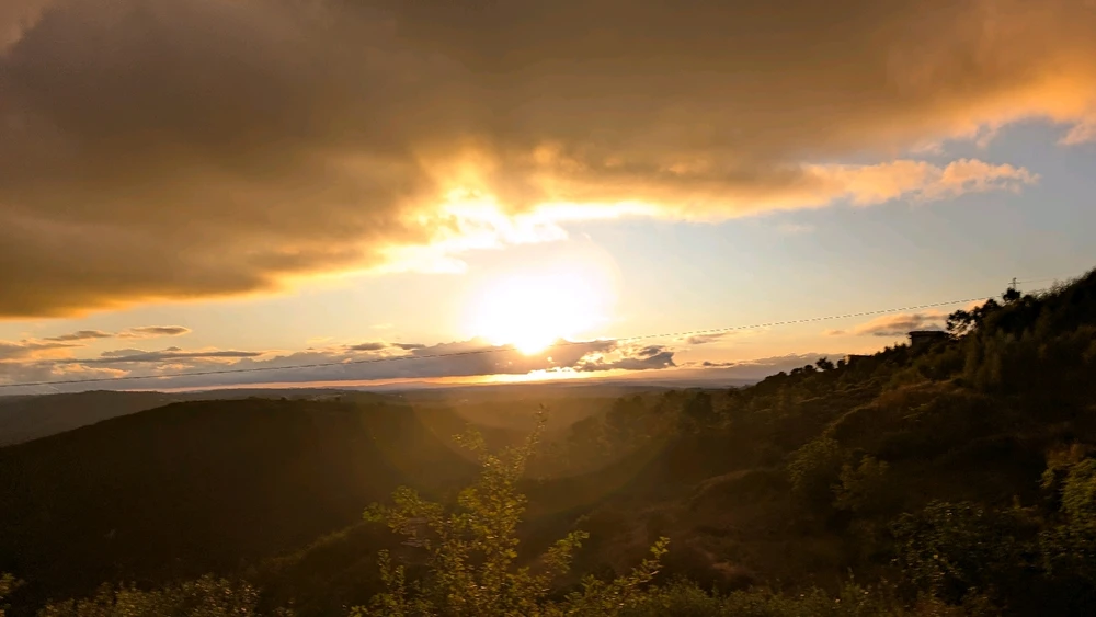 Sunset in Portugal, Serra da estrela 