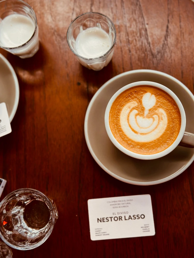Hot cappuccino