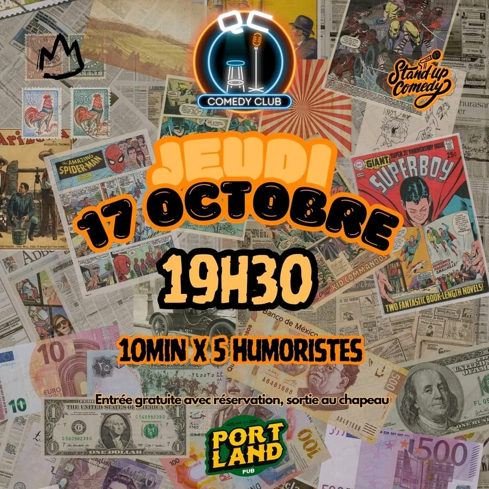 Qc Comedy club Le Mans Portland