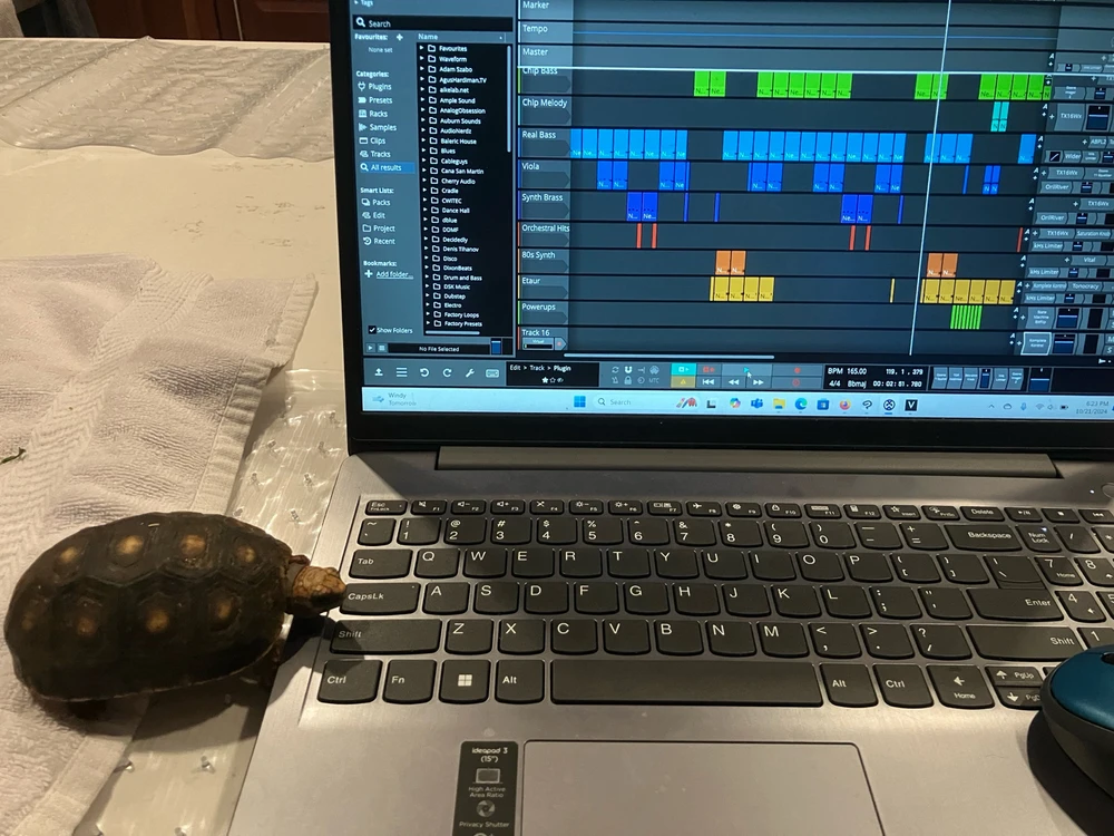 He’s helping me make music