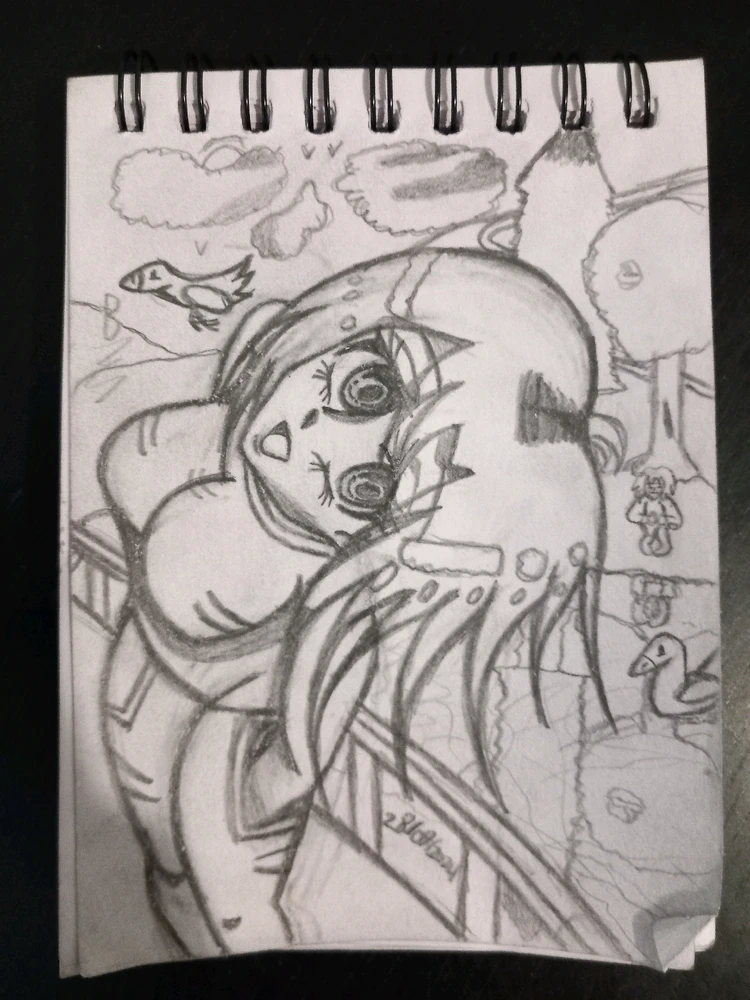 Jardin botanique sur le thème manga.