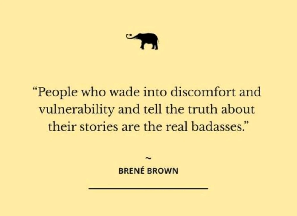 Brene Brown Quote on True Badasses 
