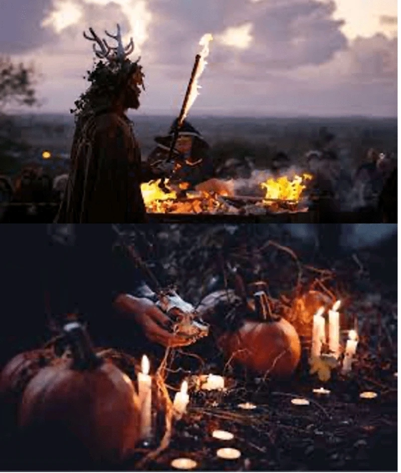 Halloween is just another aspect of European culture that has been completely destroyed by modernism and commercialization, albeit it was also mostly killed by Christianity, who also destroyed Yule/Saturnalia. Turning once-important rituals into  a superficial joke devoid of any true meaning.