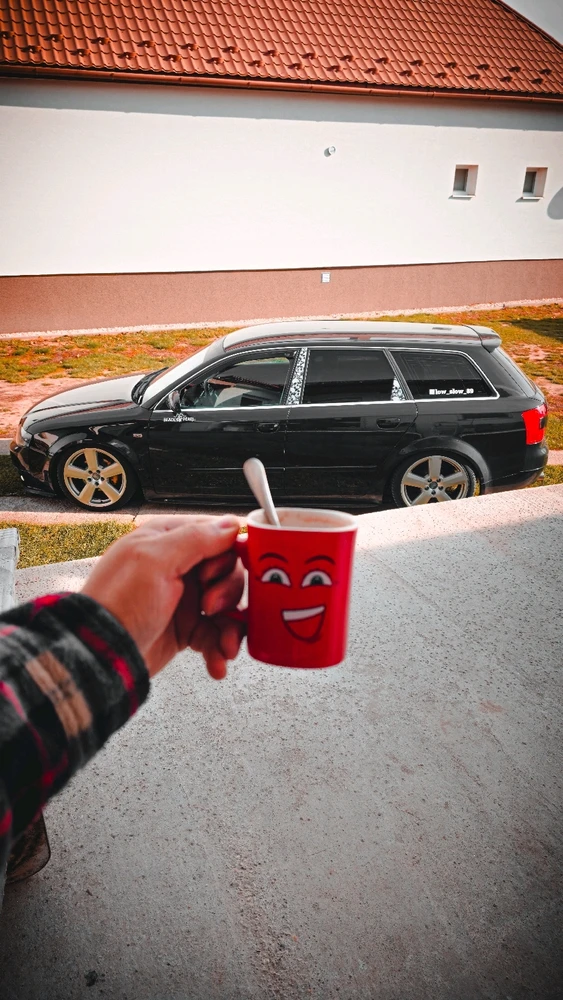 Pekné počasie, oddych, obľúbené auto a kávička - dokonalý relax ✌️😉